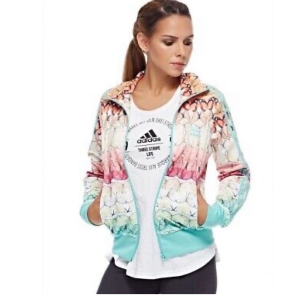Adidas x Farm Rio Multicolor Zip-Up Jacket